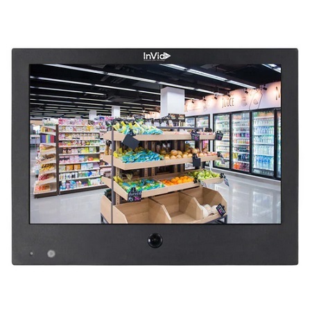 IMHD-7PVM InVid Tech Monitor Series 7" LED Public View Monitor with Built-in 2.8mm 20fps @ 5MP HD-TVI/HD-CVI/AHD/Analog Security Camera 12VDC/PoE+