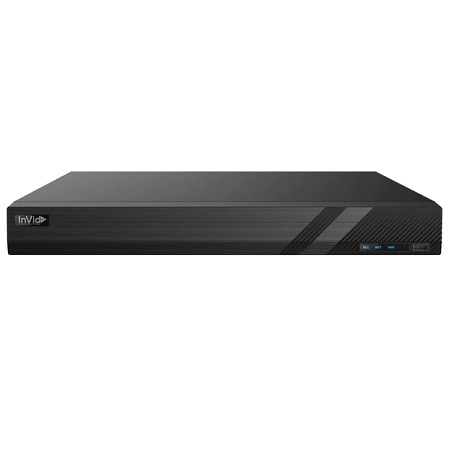 PD2B-16NH/1TB InVid Tech Paramont 16 Channel HD-TVI/HD-CVI/AHD/Analog + 8 Channel IP DVR 240FPS @ 8MP - 1TB