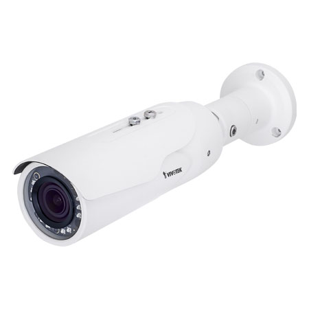 IB8367A Vivotek 2.8-12mm Varifocal 30FPS @ 1080p Outdoor IR Day/Night WDR Bullet IP Security Camera PoE