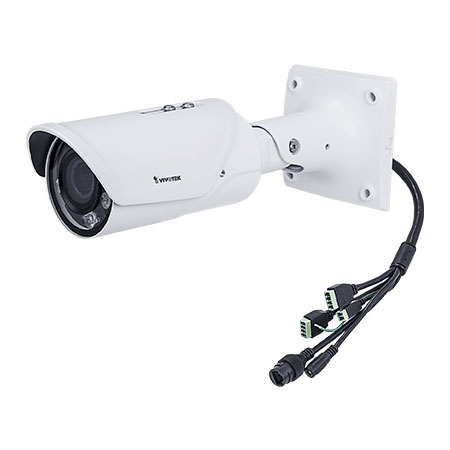 IB8377-EHT Vivotek 2.8-12mm Varifocal 30FPS @ 4MP Outdoor IR Day/Night WDR Bullet IP Security Camera 12VDC/PoE - Extreme Weather
