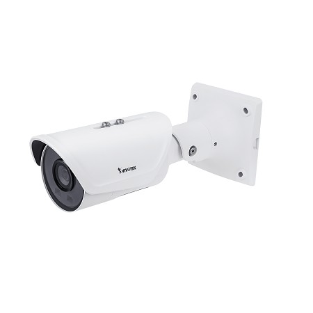 IB9387-EH Vivotek 3.6mm 30FPS @ 5MP Outdoor IR Day/Night WDR Bullet IP Security Camera 12VDC/24VAC/PoE - Extreme Weather