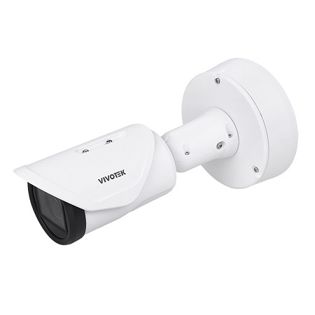 IB9387-LPR-V3-7-22mm Vivotek 7~22mm Motorized 30FPS @ 5MP Outdoor IR Day/Night WDR LPR IP Security Camera 12VDC/24VAC/PoE