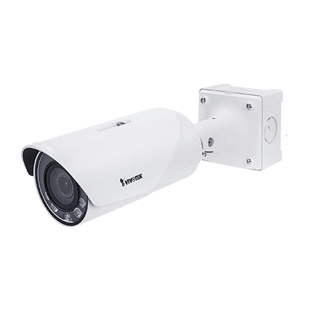 [DISCONTINUED] IB9391-EHT Vivotek 3.9~10mm Varifocal 30FPS @ 8MP Outdoor IR Day/Night WDR Bullet IP Security Camera 12VDC/24VAC/POE