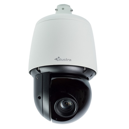 IFS02P6INWIT Illustra 4.3 - 129mm 60FPS @ 1920x1080 Indoor IR Day/Night WDR PTZ IP Security Camera 24VAC/PoE