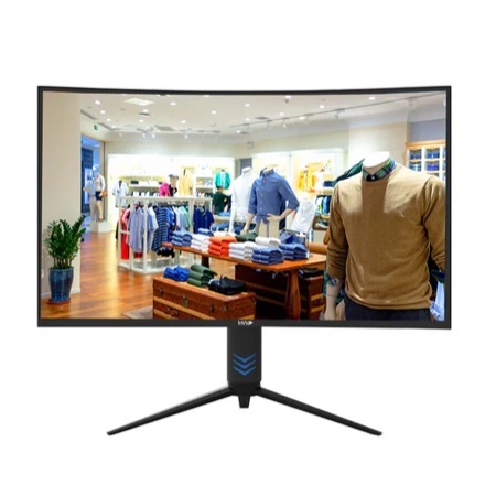 IMHD-32CURVE InVid Tech Monitor Series 31.5" LED Curved Monitor 1920 x 1080 HDMI/Display Port w/ Built-in Speakers