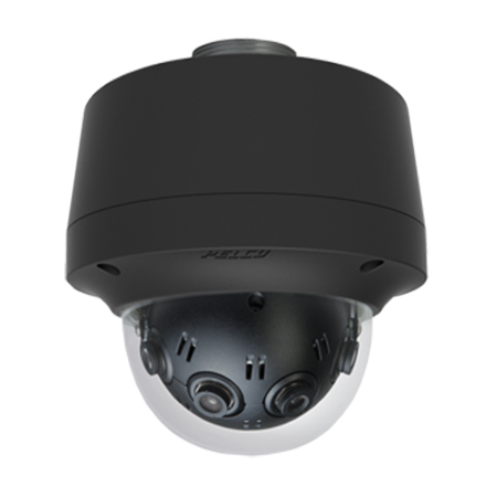 IMM12027-B1P Pelco 2.7mm 12FPS @ 2048 x 1536 Indoor Day/Night WDR Multi-Sensor Panoramic IP Security Camera - POE - Pendant - Black