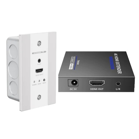INV-AV229EXWP InVid Tech HDMI Wall-Plate Extender Over Cat6/7 Cable