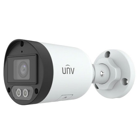 IPC2124LB-AF28K-DL Uniview Easy Series 2.8mm 25FPS @ 4MP Outdoor IR Day/Night WDR Bullet IP Security Camera 12VDC/PoE