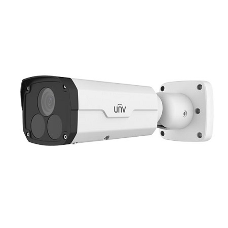 IPC2224SE-DF40K-WL-I0 Uniview Prime III Series 4mm 30FPS @ 4MP ColorHunter Outdoor White Light Day/Night WDR Bullet IP Security Camera 12VDC/PoE