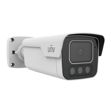 IPC2B18SS-ADF40KMC-I1 Uniview Prime II Tri-Guard 2.0 Series 4mm 20FPS @ 8MP Outdoor IR Day/Night WDR Bullet IP Security Camera 12VDC/PoE