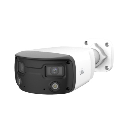 IPC2K24SE-ADF40KMC-WL-I0 Uniview Prime III Series Multi-Sensor 4mm 30FPS @ 4MP ColorHunter Outdoor White Light Day/Night WDR Bullet IP Security Camera 12VDC/PoE