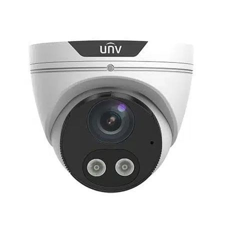 IPC3612SR3-ADF28KMC-DL Uniview Prime I Series 2.8mm 30FPS @ 1080p ColorHunter Outdoor White Light IR WDR Eyeball IP Security Camera 12VDC/PoE