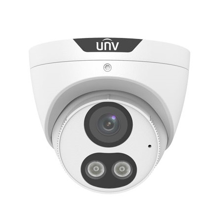 IPC3615SE-ADF40KM-WL-I0 Uniview Prime III Series 4mm 25FPS @ 5MP ColorHunter Outdoor White Light Day/Night WDR Eyeball IP Security Camera 12VDC/PoE