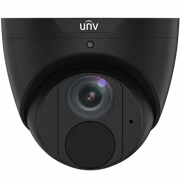 IPC3618SB-ADF28KM-I0-BK Uniview Prime I Series 2.8mm 20FPS @ 8MP LightHunter Outdoor IR Day/Night WDR Eyeball IP Security Camera 12VDC/PoE - Black