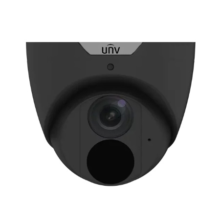 IPC3618SR3-ADF28KM-G-BK Uniview Prime I Series 2.8mm 20FPS @ 8MP LightHunter Outdoor IR Day/Night WDR Eyeball IP Security Camera 12VDC/PoE - Black
