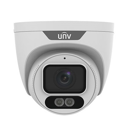 IPC3624LE-ADF40K-WL Uniview Prime I Series 4mm 30FPS @ 4MP ColorHunter Outdoor White Light WDR Eyeball IP Security Camera 12VDC/PoE