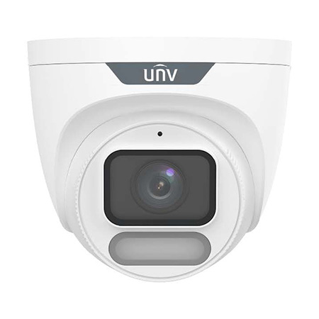 IPC3624LE-ADF28K-WP Uniview OwlView Series 2.8mm 30FPS @ 4MP Outdoor ColorHunter with Wise-ISP Day/Night WDR Eyeball IP Security Camera 12VDC/PoE