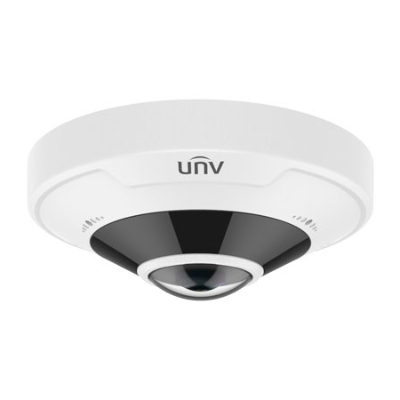 IPC868ER-VF18-B Uniview Pro Series 1.8mm 15FPS @ 12MP Outdoor IR Day/Night DWDR Fisheye Panoramic IP Security Camera 12VDC/PoE