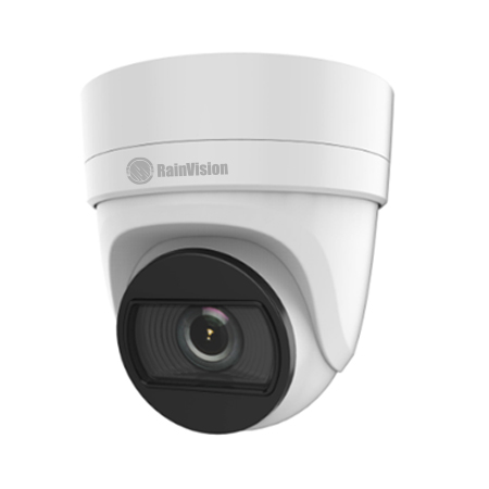 IPHEBX8L-21M-W Rainvision 2.8-12mm Motorized 15FPS @ 8MP (4K) Indoor/Outdoor IR Day/Night WDR Rugged Eyeball IP Security Camera 12VDC/PoE - White