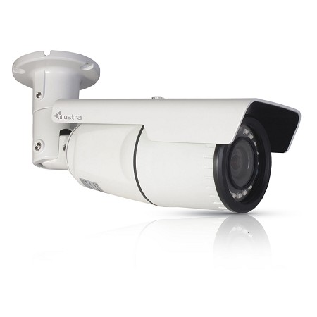 IPL02B2BNWIY Illustra 3-9mm Varifocal 30FPS @ 1920 x 1080 Outdoor IR Day/Night WDR Bullet IP Security Camera 12VDC/PoE