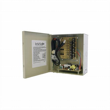 IPS-DCR16-12-2UL InVid Tech Master Power Supply Regulated 12VDC 16 Channel 16 AMPs 1.5A PTC