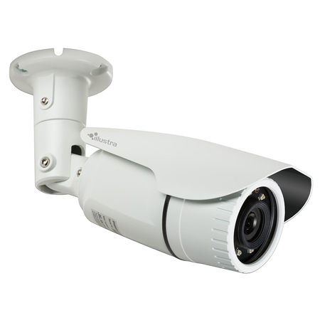 IQS02MFONWTY Illustra Edge 4.3mm 30FPS @ 1920 x 1080 Outdoor IR Day/Night WDR Compact Mini-Bullet IP Security Camera 12VDC PoE