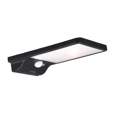 ISL-SECURITY100 InVid Tech Compact Security Solar Light, 30' Lighting Range, 500lm Brightness