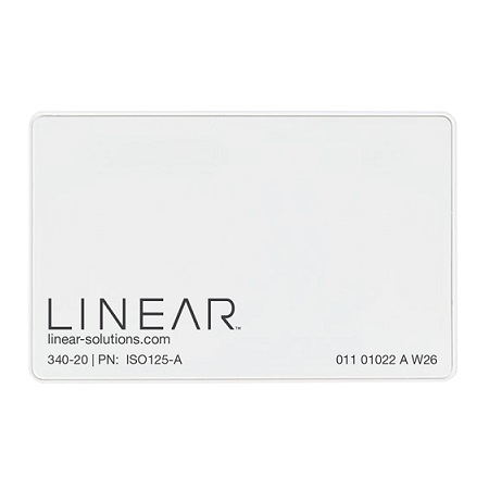 ISO135-L Linear ISO Card 13.56 MHz - 25 Pack