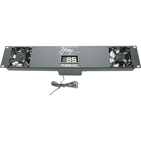 IUQFP-2D Middle Atlantic Ultra Quiet Fan Panel with Proportional Speed Fan Control, 2 Fans, Led Display, 220V