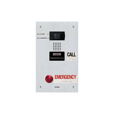 IX-DF-2RA-FR Aiphone IP Video Emergency Station and Emergency Call Buttons - French Labeling