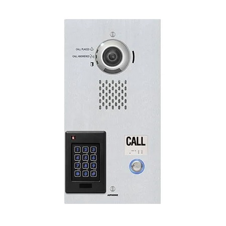 IX-DVF-10KP Aiphone IP Video Door Station with Proximity Reader and Access Keypad