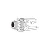 Show product details for J3X Vanco Connector 1/4" Jack Stereo NC Chassis Mount