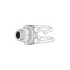 Show product details for J5 Vanco Connector 1/4" Jack Mount NO Chassis Metal