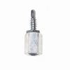 Show product details for JH953-100 Platinum Tools 3/8-16MaleCoupler with3/4"SelfDrillMetal Screw - 100 Pack