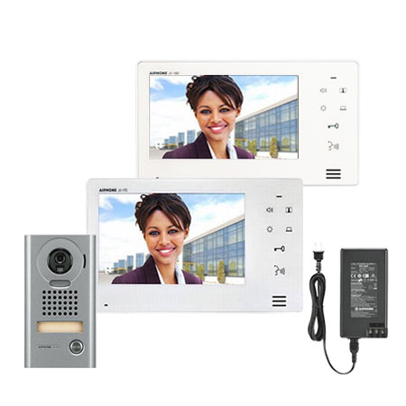 [DISCONTINUED] JOS-1V2 Aiphone 7" Expanded Video Vandal Set with JO-DV, JO-1MD, JO-1FD and PS-1820UL