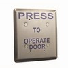 Show product details for JP3-2 Alarm Controls DPDT Momentary Contacts Press to Operate Door Jumbo Push Plate