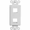 Show product details for K-M2/3 Jonard Tools Single Gang Screw-in Dual Keystone Mount, 3 Pack
