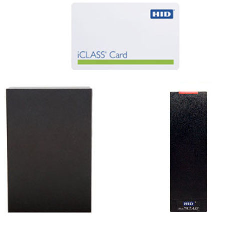 K83000BKE-PC HID Stand-Alone Control Kit - EdgePlus Solo ES400 Controller with RP15 Reader and 20 x iCLASS 2K Cards