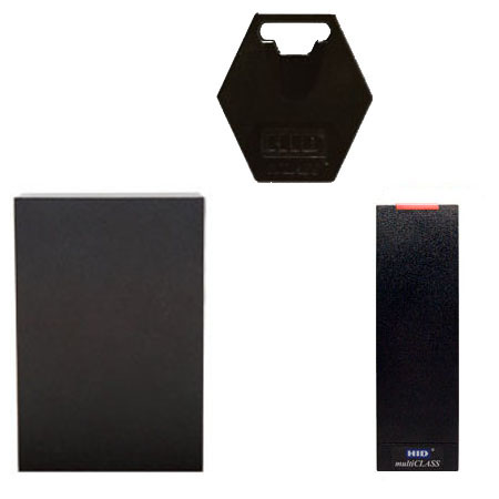 K83000BKE-PK HID Stand-Alone Control Kit - EdgePlus Solo ES400 Controller with RP15 Reader and 10 x iCLASS 2K Keyfobs
