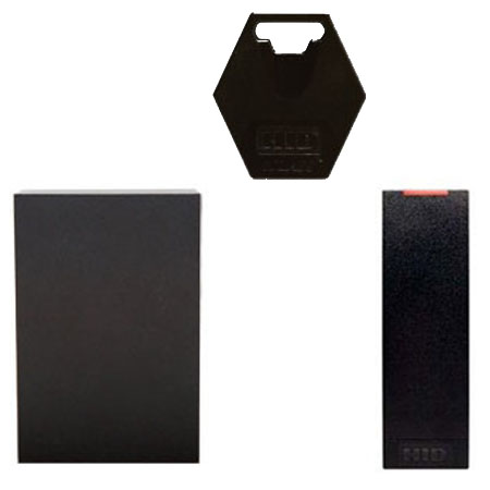 K83000BKE-RK HID Stand-Alone Control Kit - EdgePlus Solo ES400 Controller with R15 Reader and 10 x iCLASS 2K Keyfobs