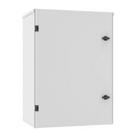 KBC-AL5-ENC KBC Networks 13" D x 22" W x 30" H NEMA 4X Powder-coated Aluminum Enclosure with Space for 8 x 120Ah Equivalent LiFePo4 or 2 x 250Ah SLA batteries - Batteries Not Included