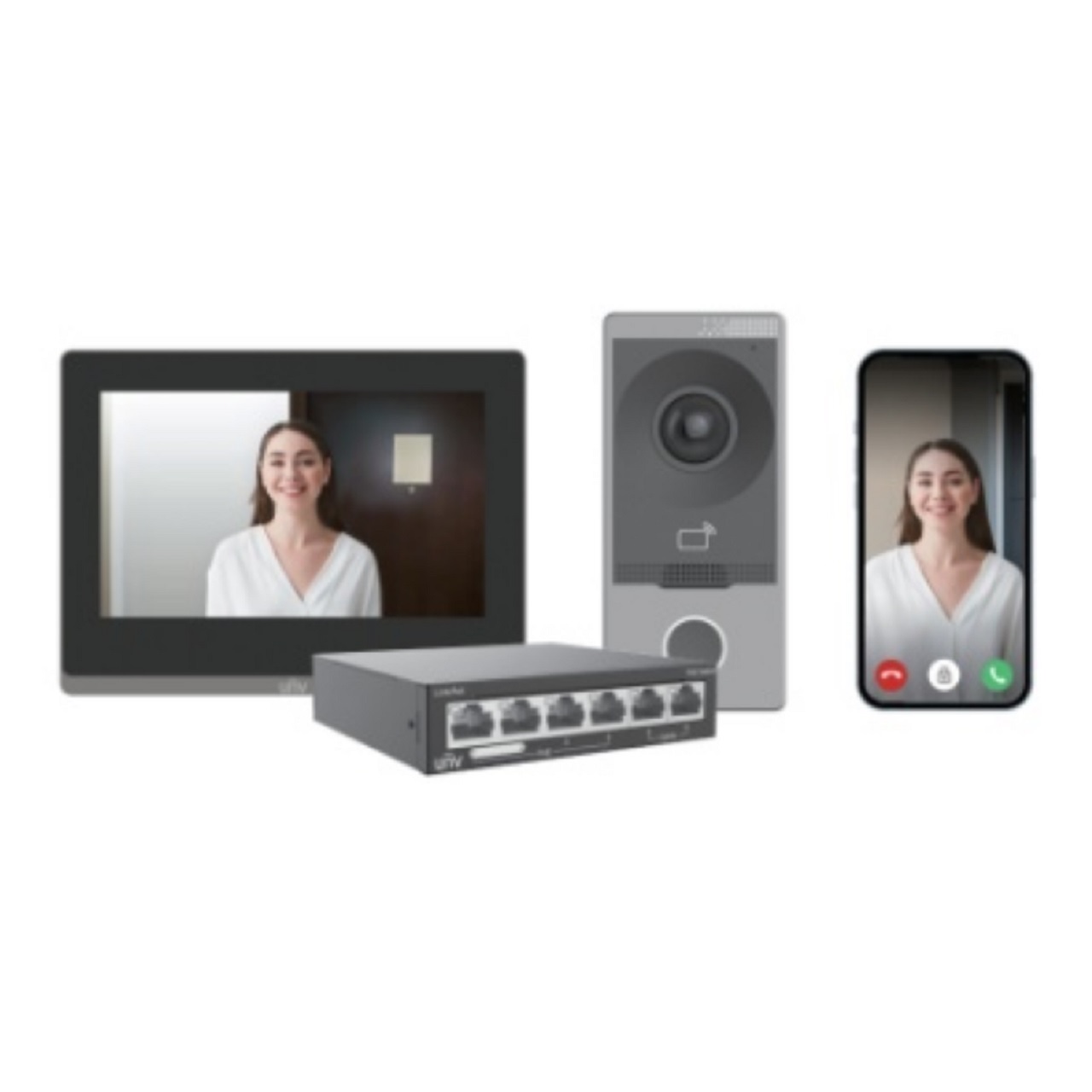 KIT/201S/372S/NSW2020-Z Uniview Video Doorbells