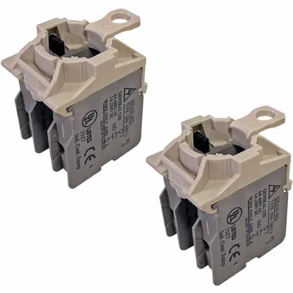 KIT-E10197H STI Contact Switch Holder for STI Stopper Station Buttons - Includes 1 NO and 1 NC Contact