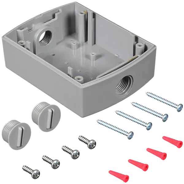 KIT-G3C-BB STI Gray Back Box for G3 Series, w/Camera, w/2 - 1/2" NPT Plug