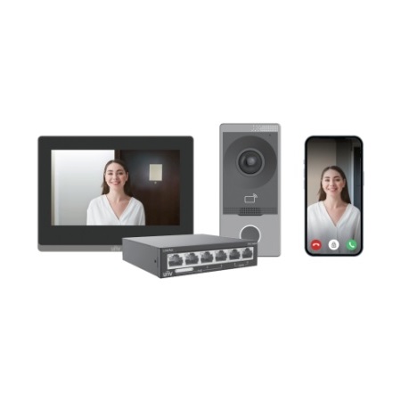 KIT/201S/372S/NSW2020 Uniview Video Intercom KIT - Villa Kit