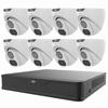 Show product details for KIT/XVR301-08U3/8*UAC-T128-ADF28MS Uniview 8 Channel HD-TVI/HD-CVI/AHD/Analog + 8 Channel IP DVR Up to 64FPS @ 8MP - No HDD