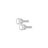 Show product details for KN6X Vanco Knob Replacement 6mm Thread