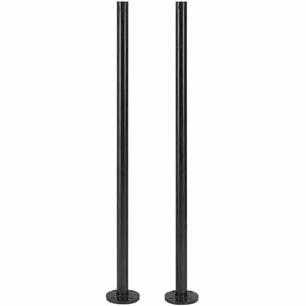 KP-100B Takex 3.3 ft. / 1m Pole Mount Kit - Black - Pair
