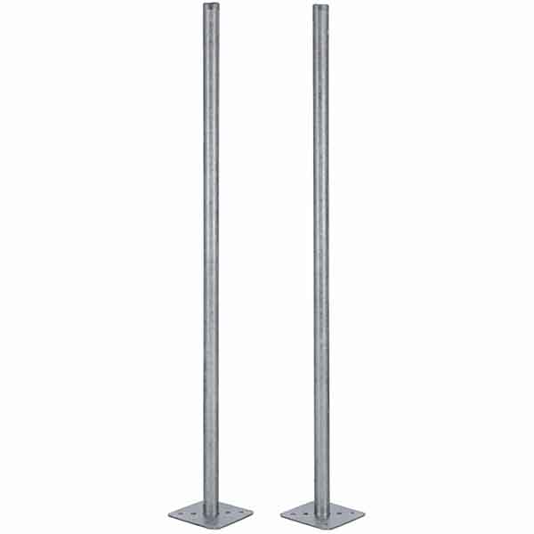 KP-150 Takex 4.92ft / 1.5m Pole Mount Kit (Pair) Silver