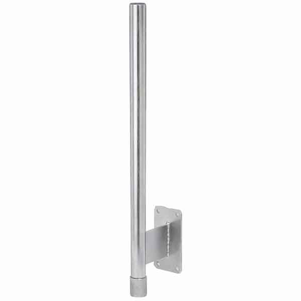 KP-80LS TAKEX 31.5" Wall Mount Pole - Silver